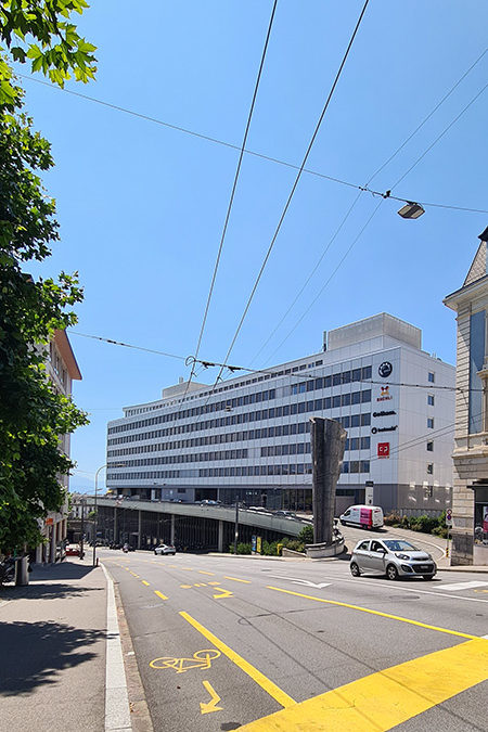 L’ancien site lausannois de la Poste,  Lausanne